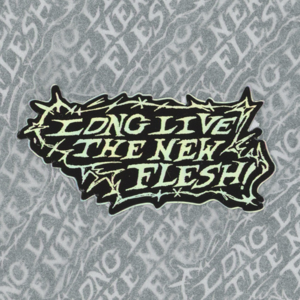 New Flesh Holographic Sticker