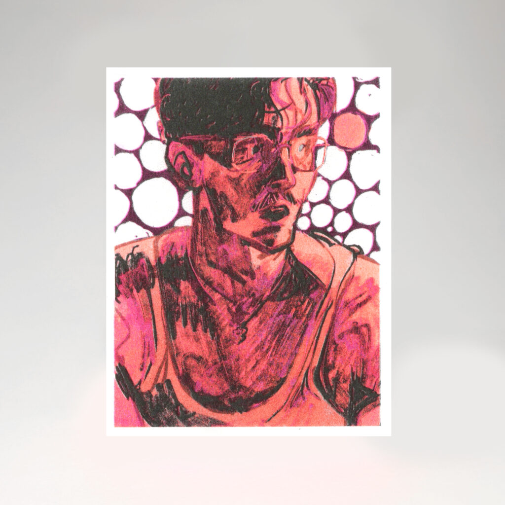 Marty Risograph Print
