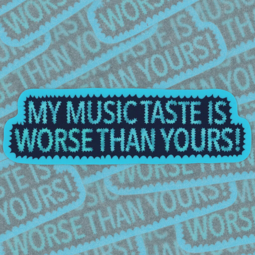 Music Taste Holo Sticker